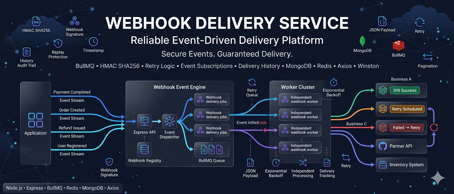 Webhook Service project banner